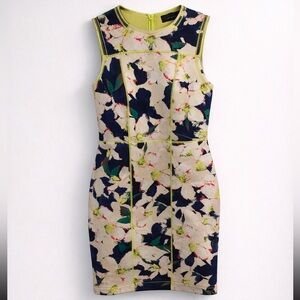 💐J.Crew Floral Scuba Cove Neoprene Sheath Dress | Size 2